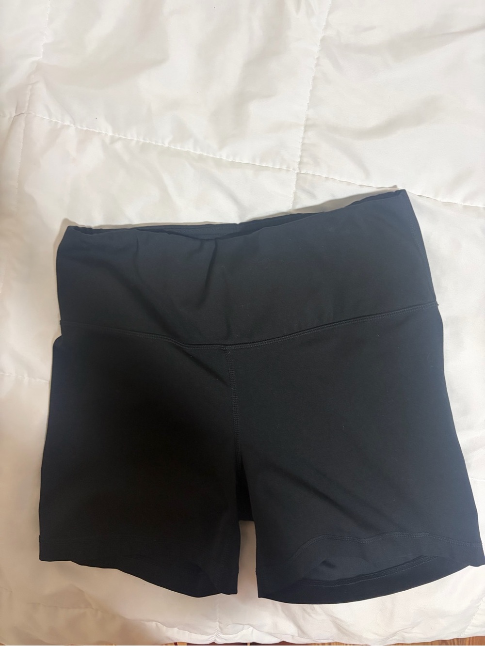 Women’s High-Waist Black Active Shorts